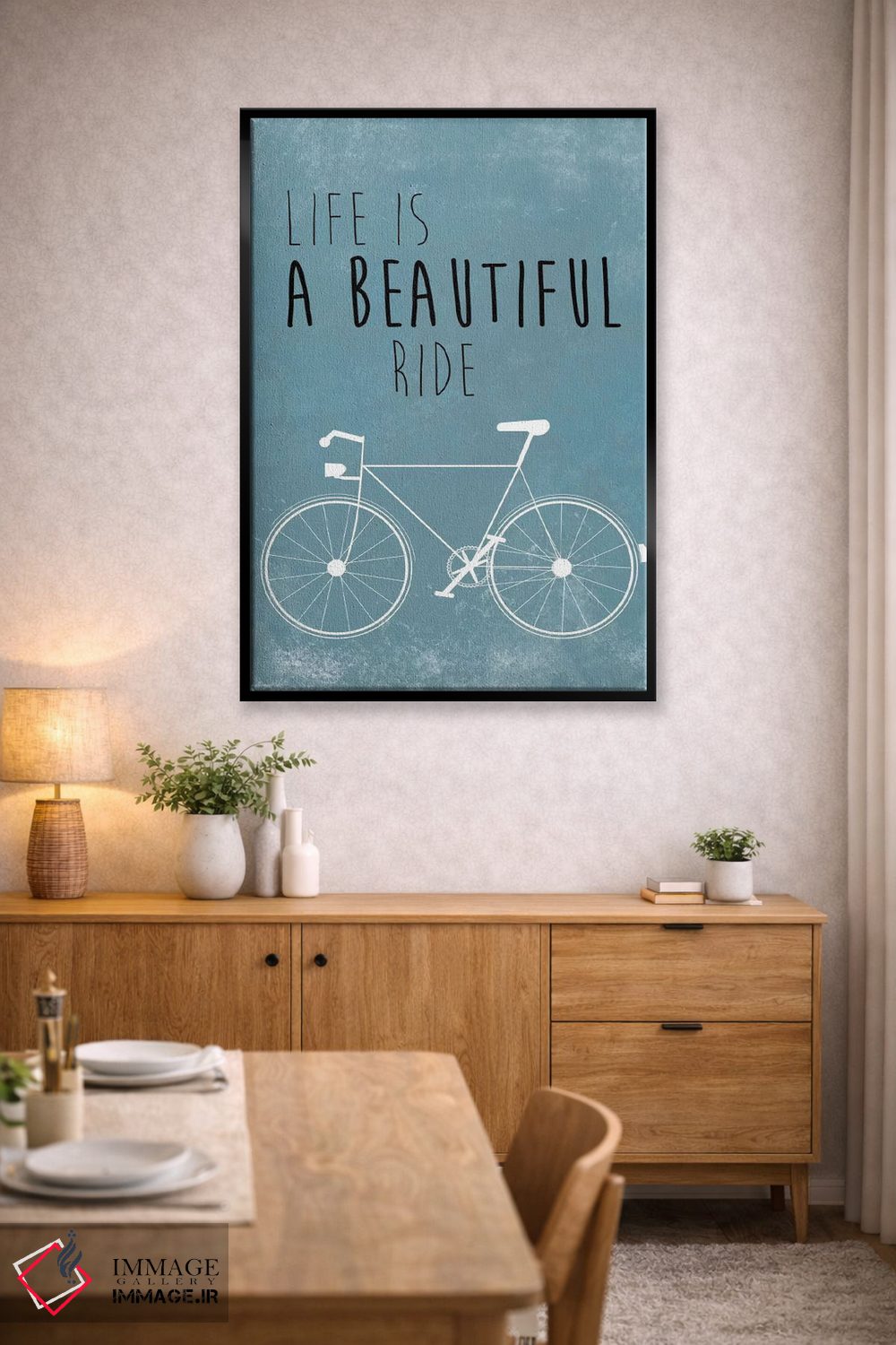 تابلو دکوراتیو سواری زیبا اثر یان وایس - D3B