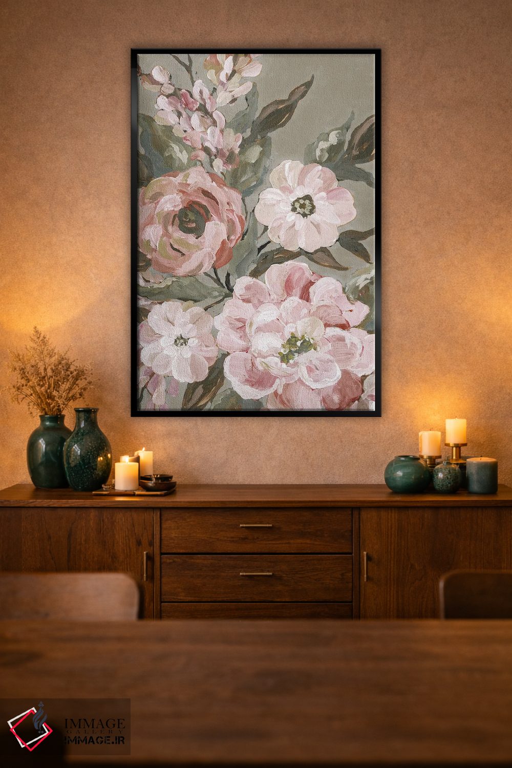 تابلو مدرن آوریل در پاریس II اثر جکی ون توبل - D1B