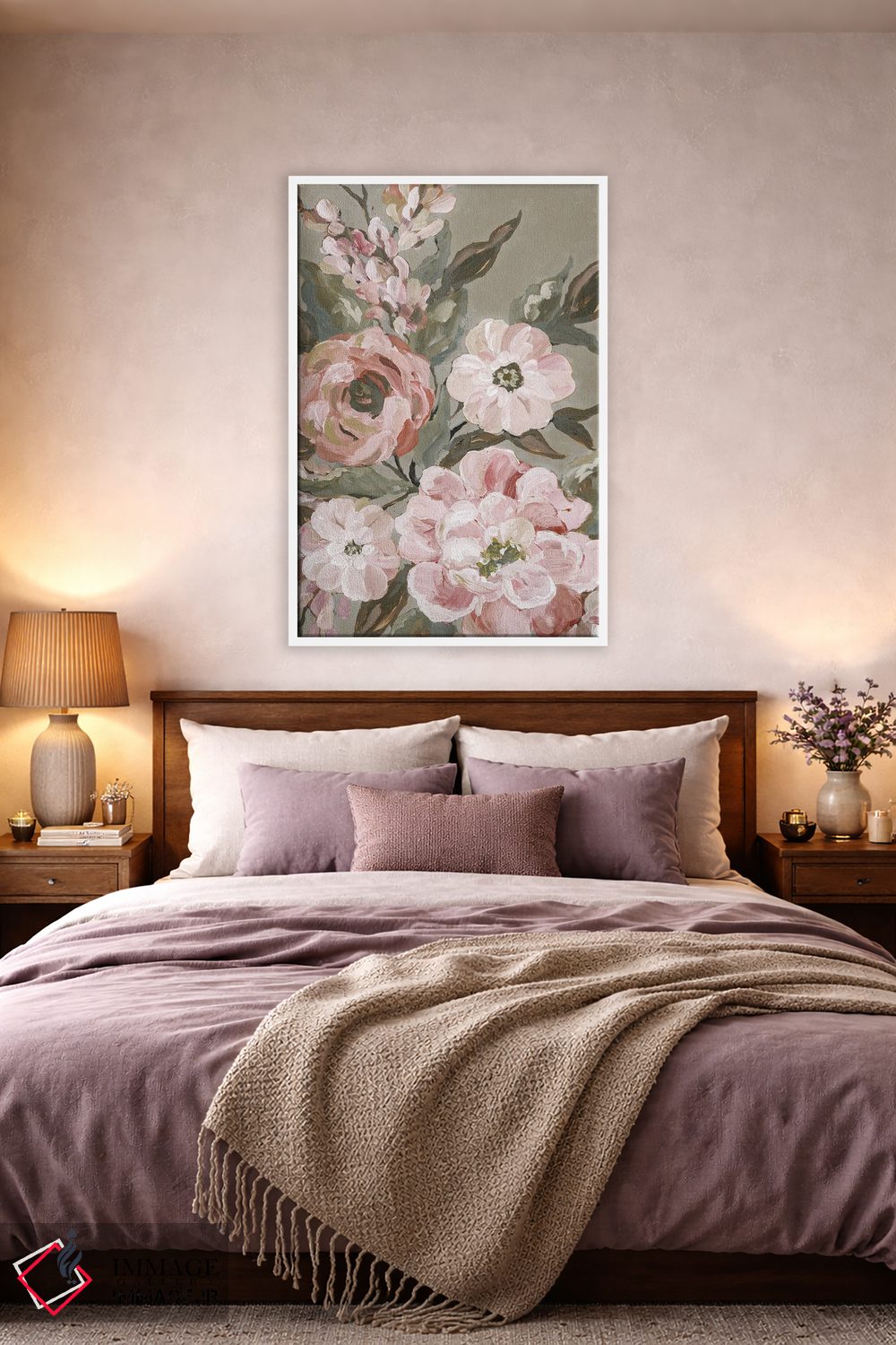 تابلو مدرن آوریل در پاریس II اثر جکی ون توبل - D2W