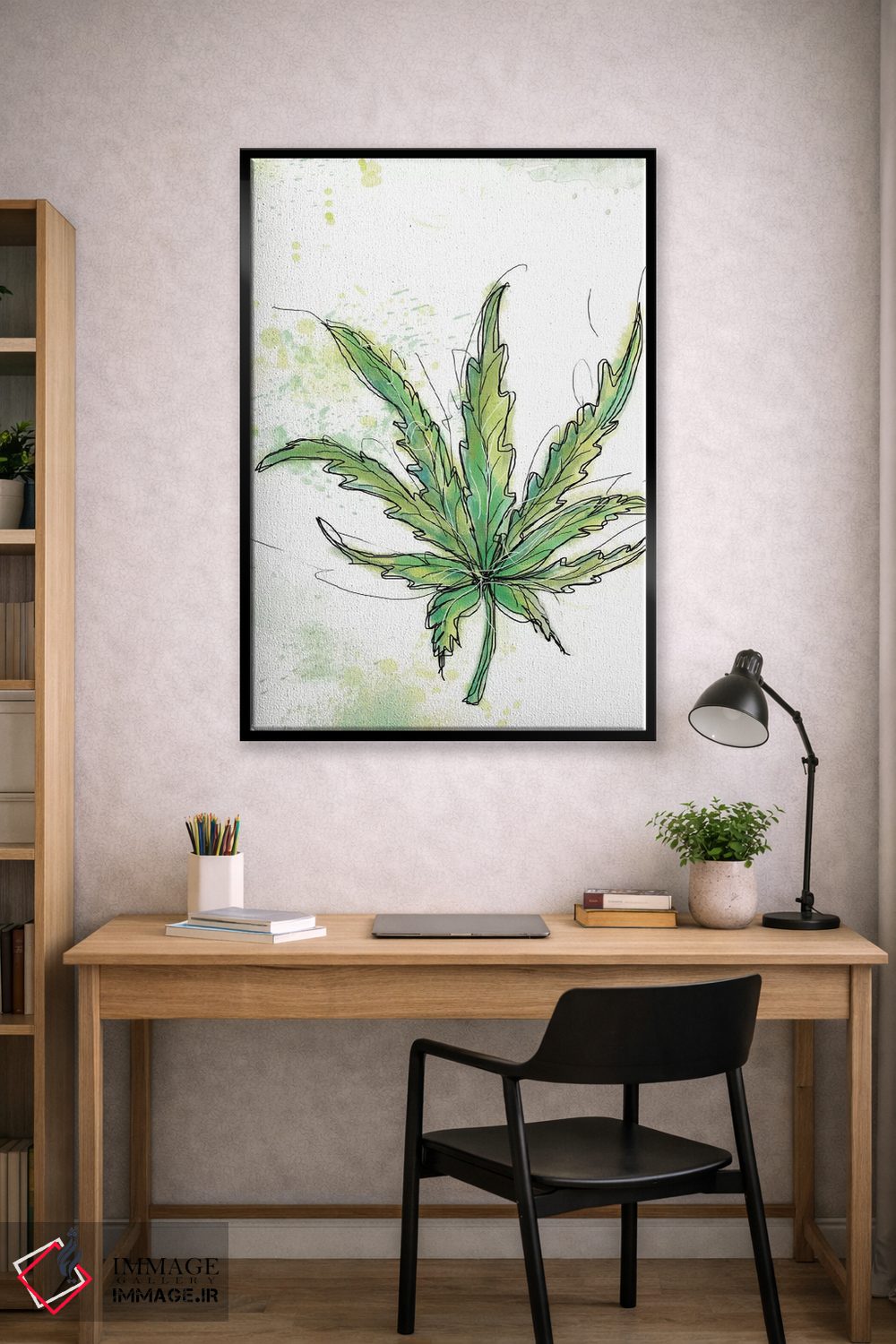 تابلو دکوراتیو غروب مائویی اثر یان وایس - D2B