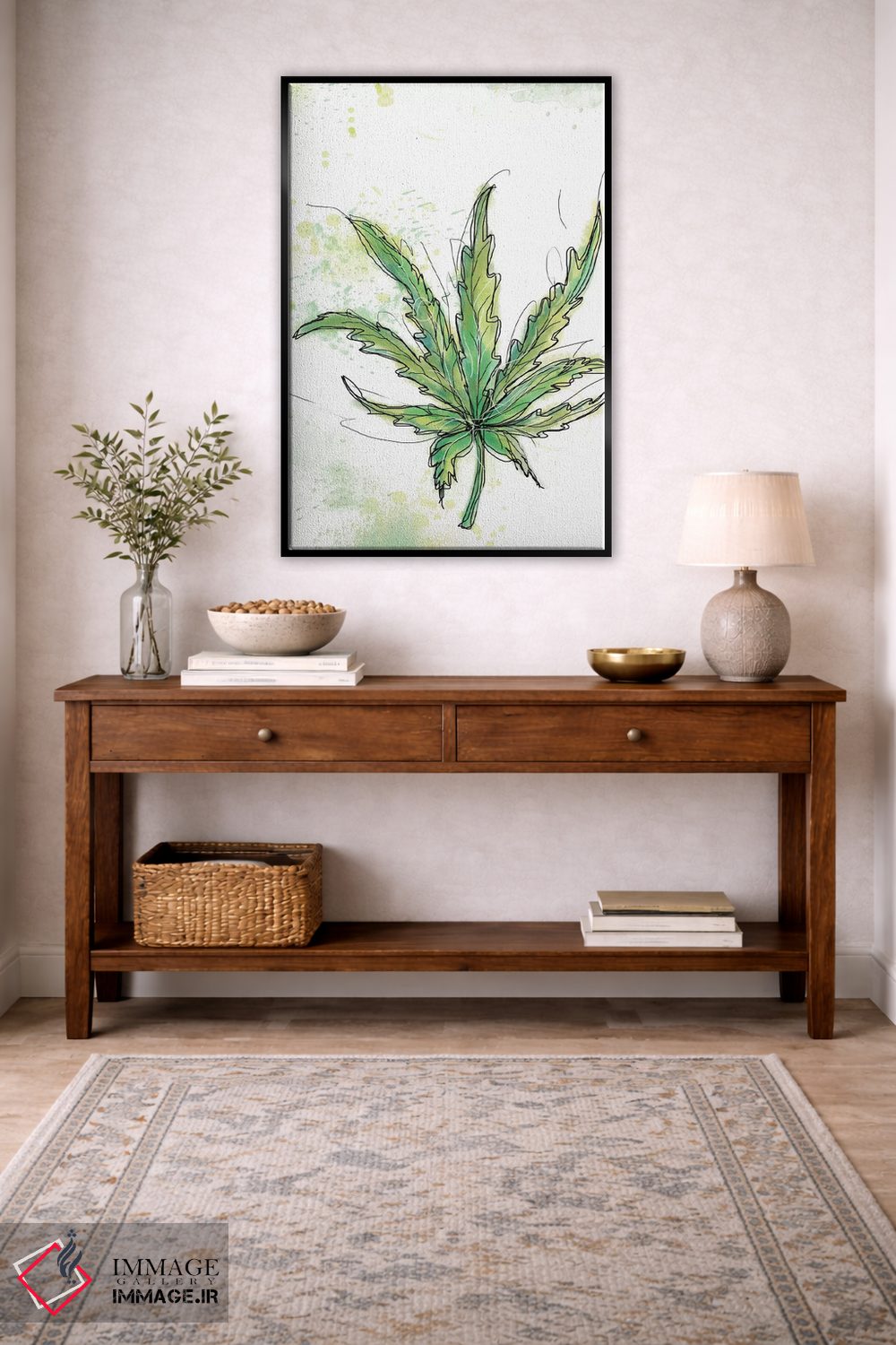 تابلو دکوراتیو غروب مائویی اثر یان وایس - D4B