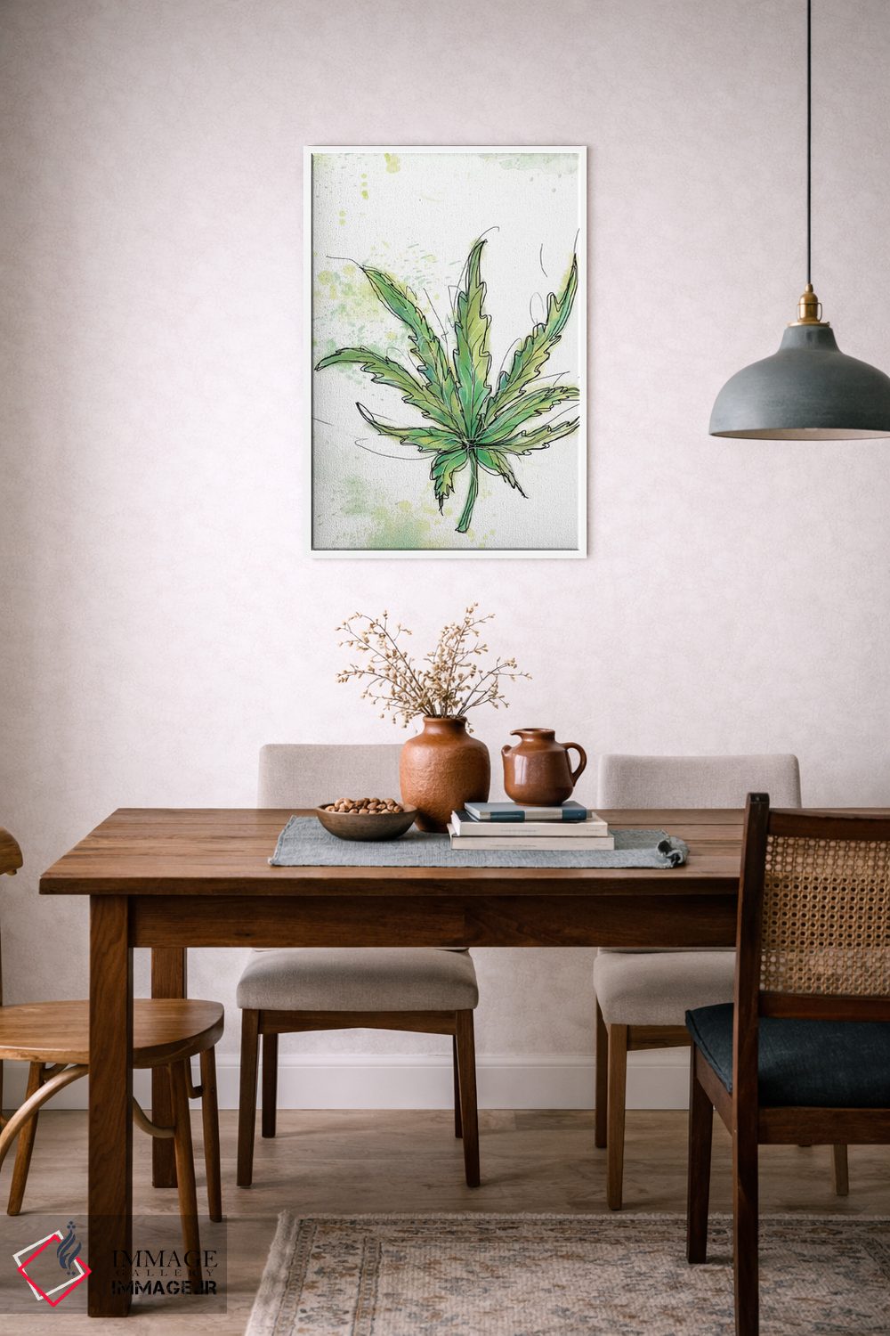 تابلو دکوراتیو غروب مائویی اثر یان وایس - D6W