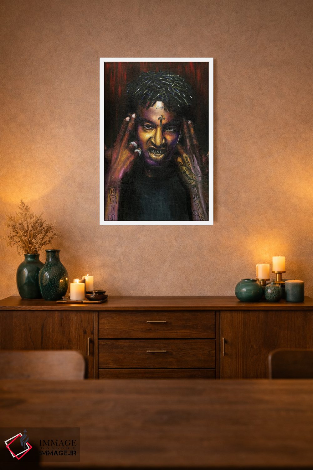 تابلو دکوراتیو ۲۱ ساویج اثر جناویو لویی - D1W