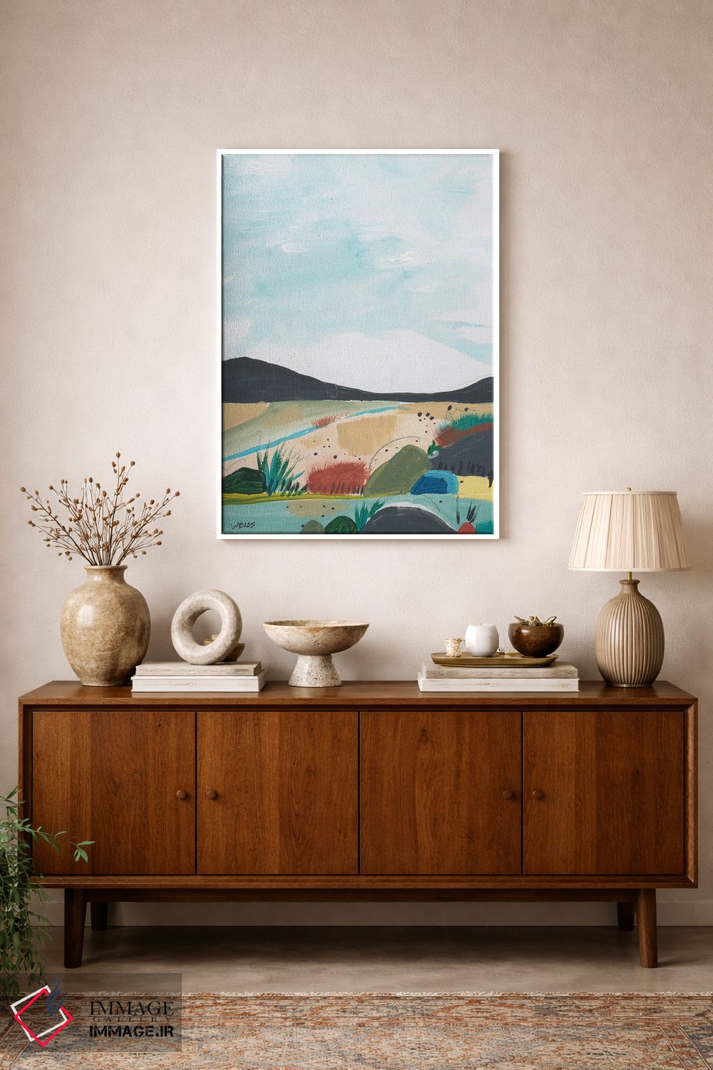 تابلو انتزاعی بر جای گذاشتن I اثر یان وایس - D1W