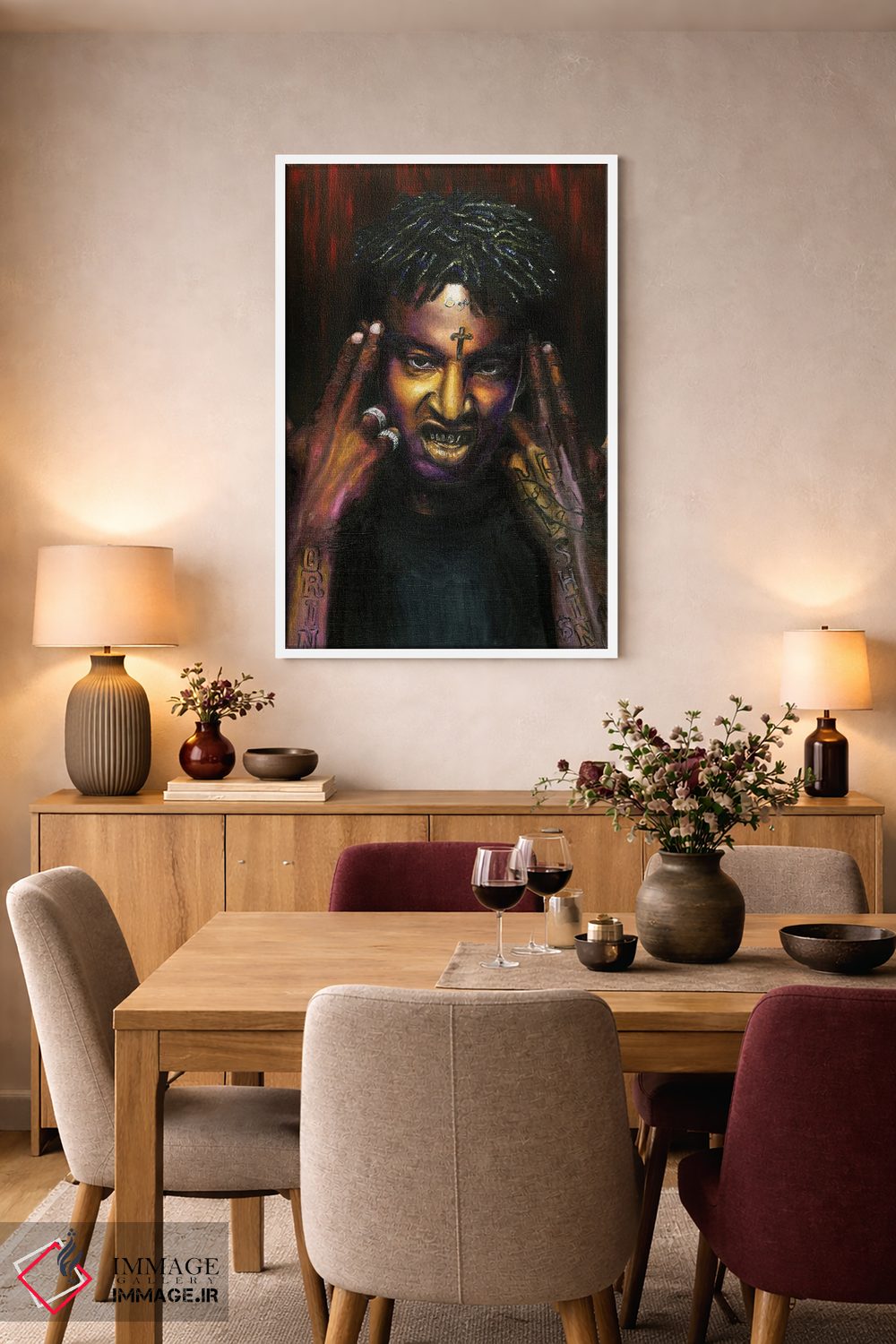 تابلو دکوراتیو ۲۱ ساویج اثر جناویو لویی - D5W