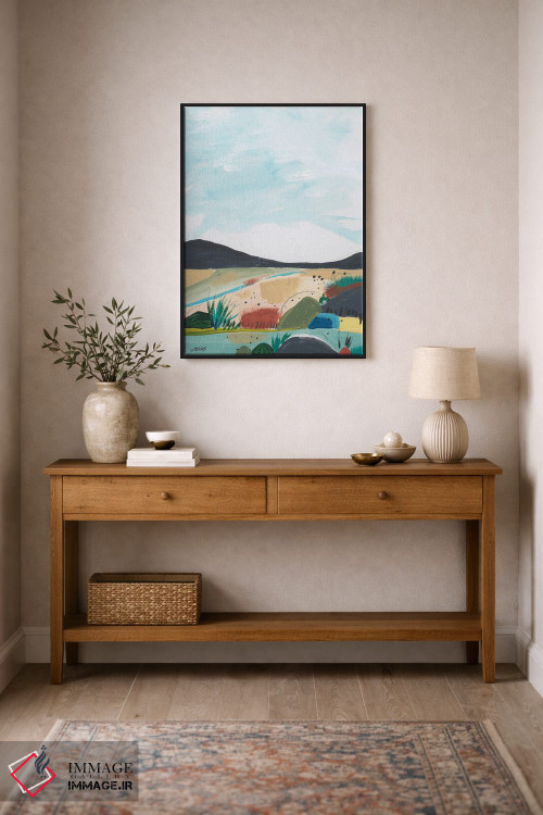 تابلو انتزاعی بر جای گذاشتن I اثر یان وایس - D2B