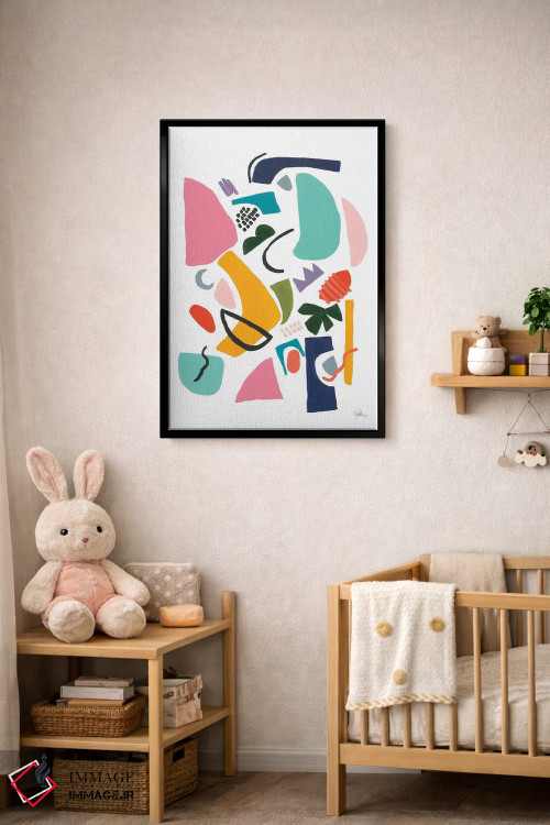 تابلو انتزاعی مزرعه اتمی III اثر یان وایس - D4B