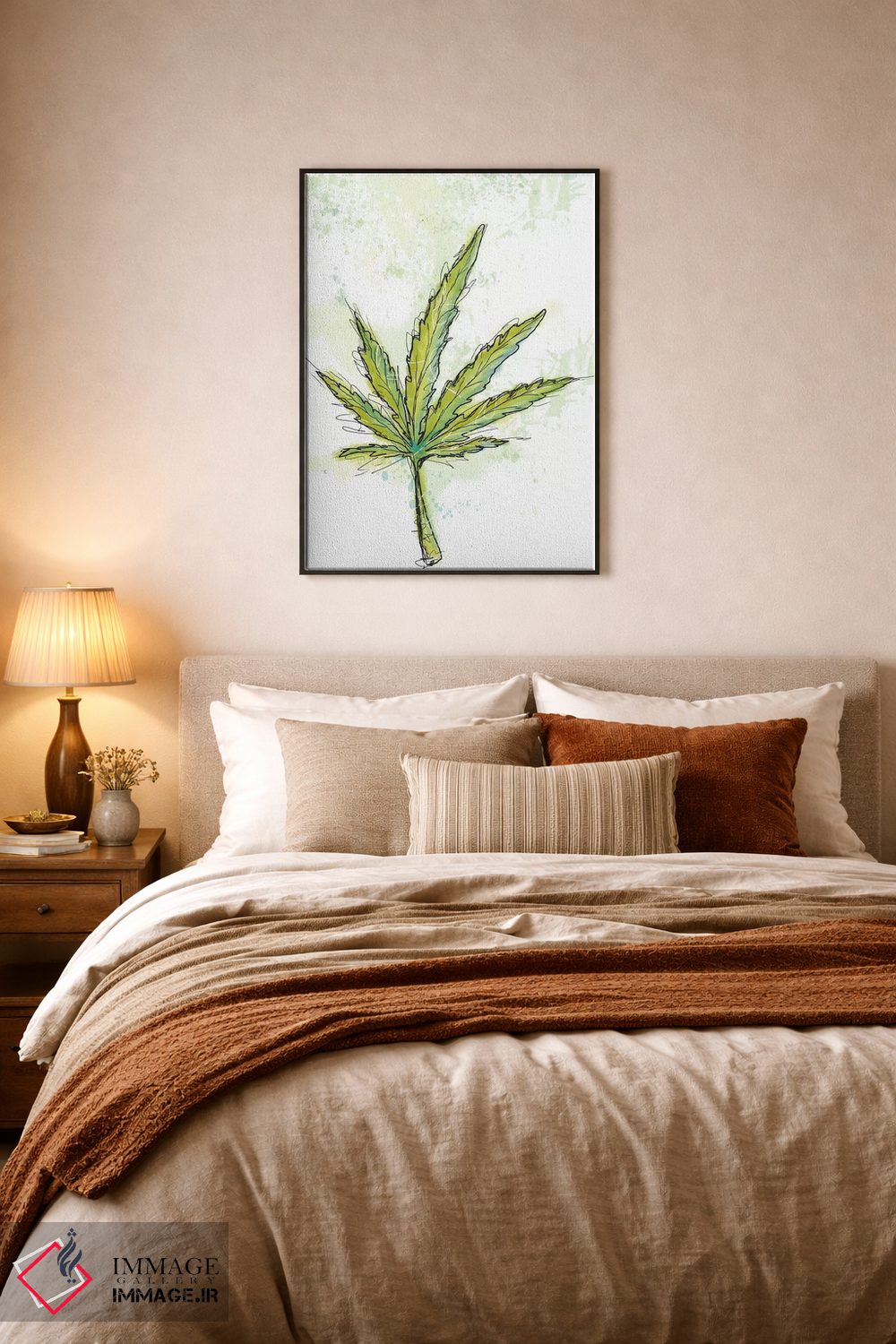 تابلو دکوراتیو شفق شمالی اثر یان وایس - D6B