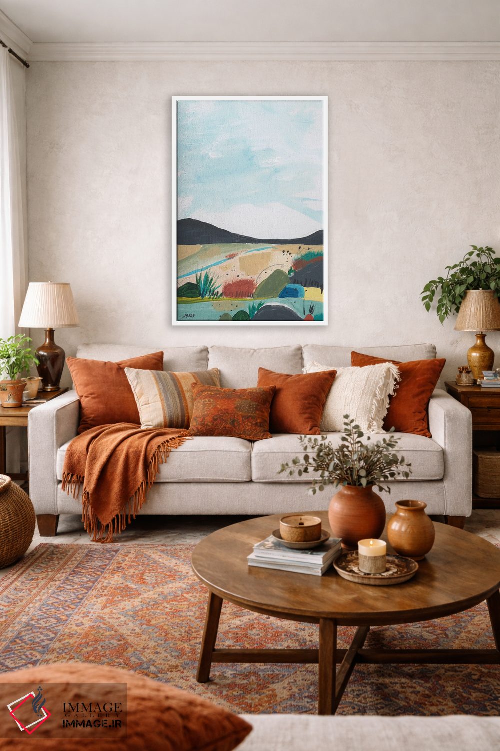 تابلو انتزاعی بر جای گذاشتن I اثر یان وایس - D3W