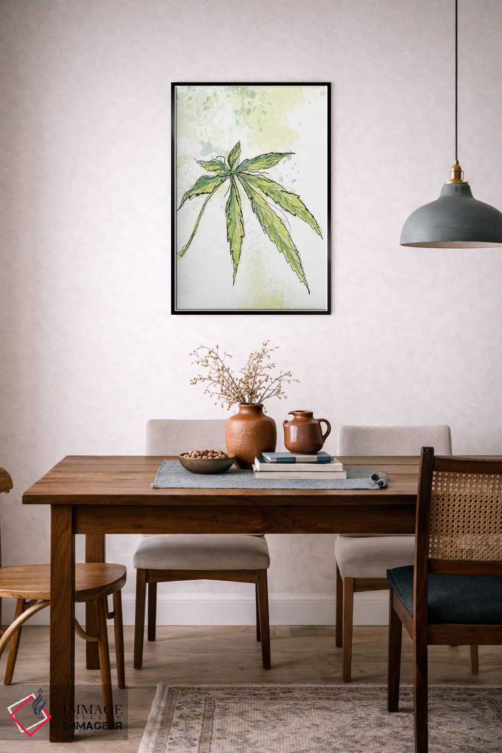 تابلو دکوراتیو رویای آبی اثر یان وایس - D6B