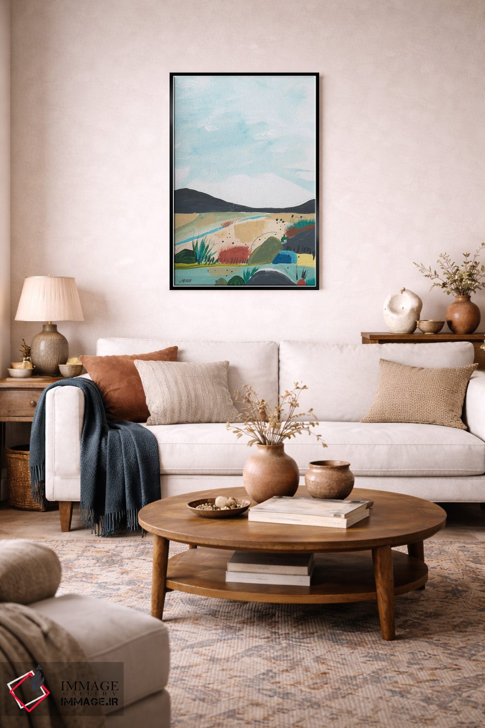 تابلو انتزاعی بر جای گذاشتن I اثر یان وایس - D4B