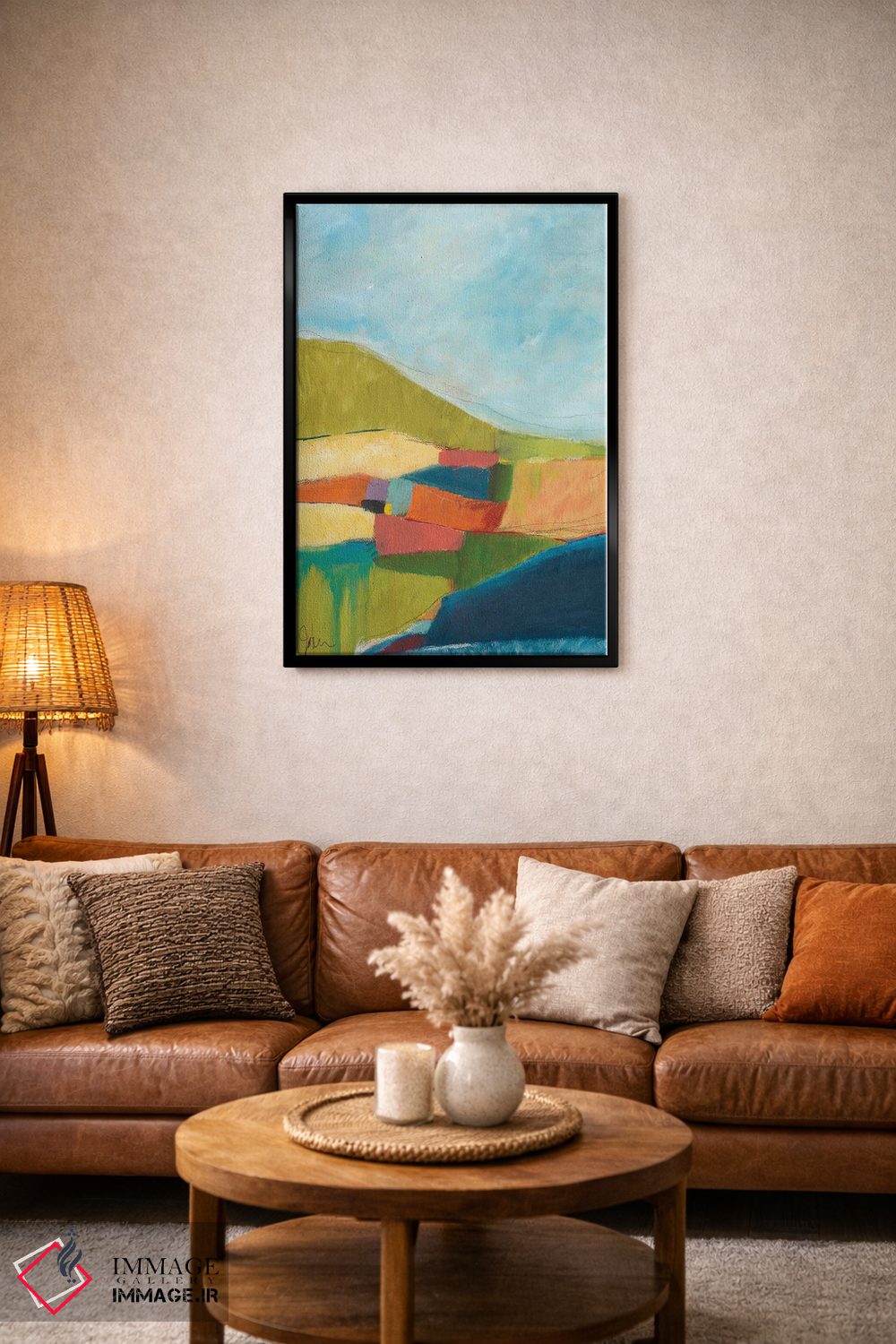 تابلو انتزاعی طبیعت سخن نمی گوید اثر یان وایس - D1B