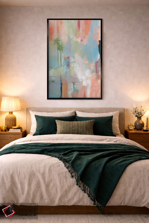 تابلو انتزاعی زندگی در صحرا II اثر یان وایس - D3B