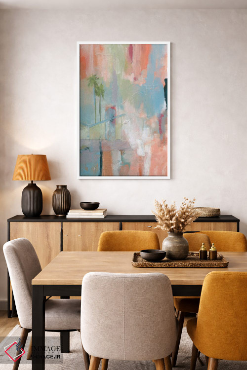 تابلو انتزاعی زندگی در صحرا II اثر یان وایس - D4W