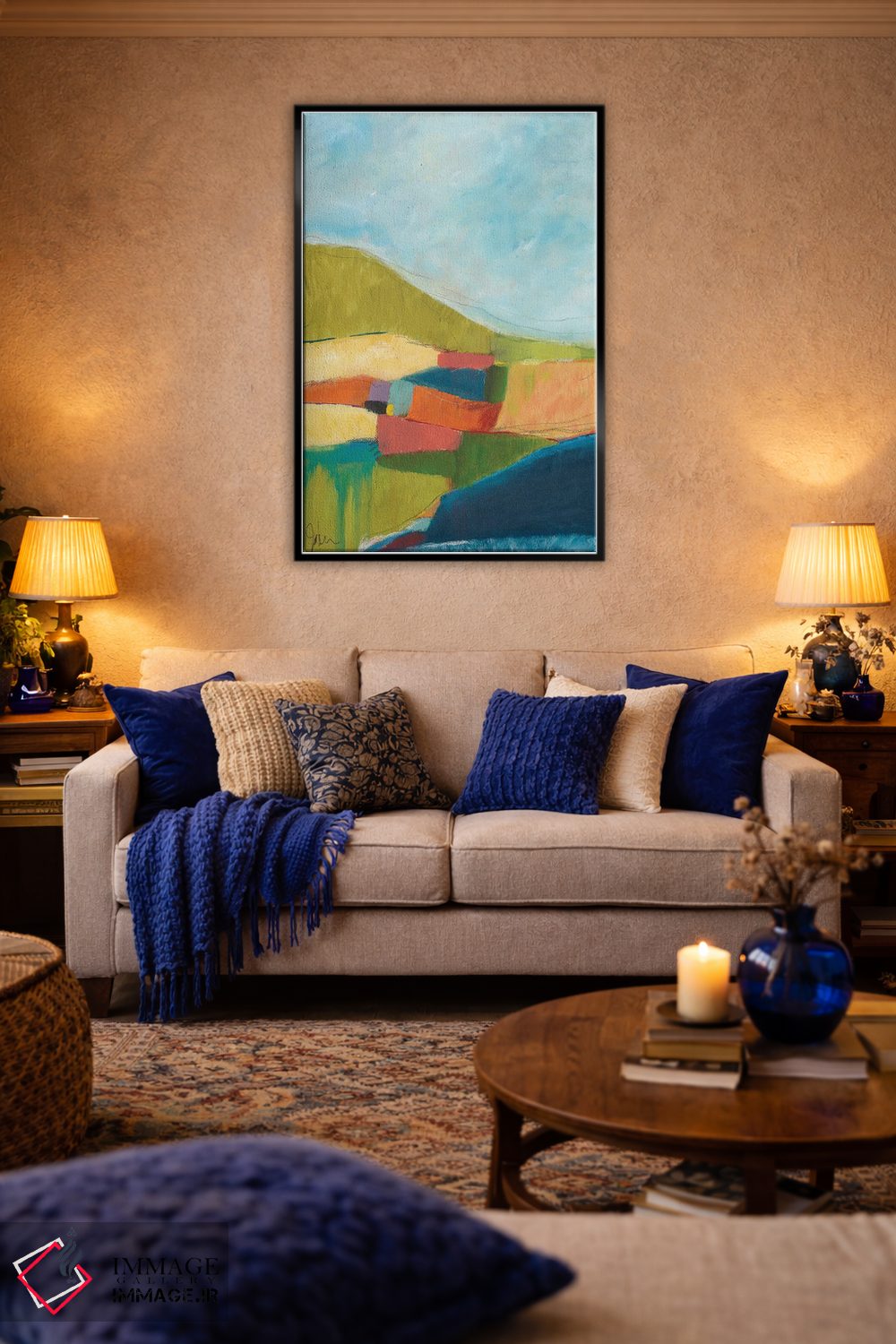 تابلو انتزاعی طبیعت سخن نمی گوید اثر یان وایس - D3B