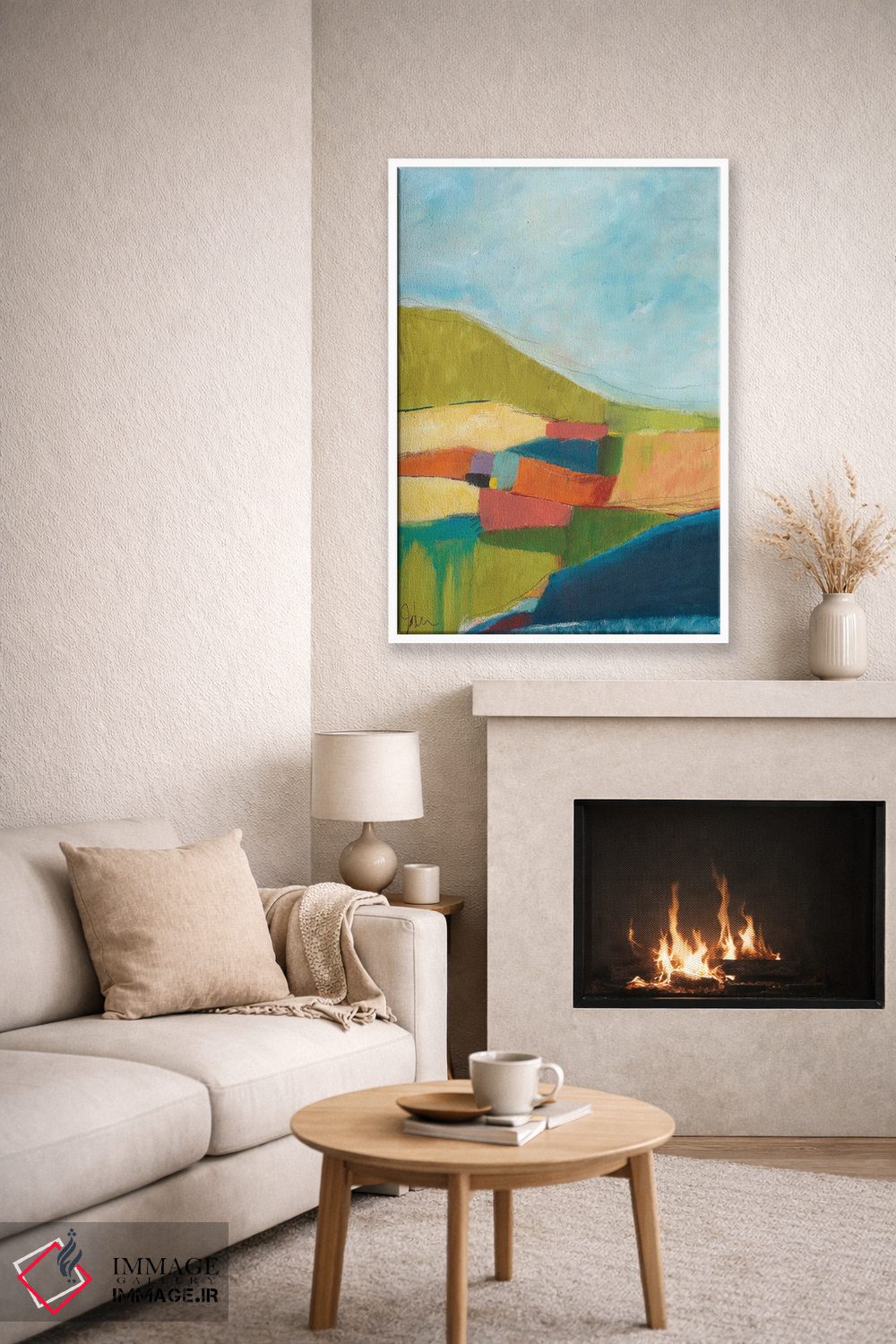 تابلو انتزاعی طبیعت سخن نمی گوید اثر یان وایس - D5W