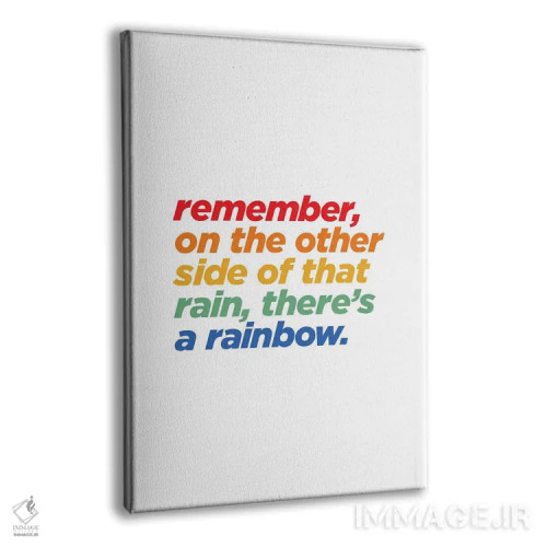 تابلو دکوراتیو روی روشن اثر جولیا والک - نمای پرسپکتیو محصول