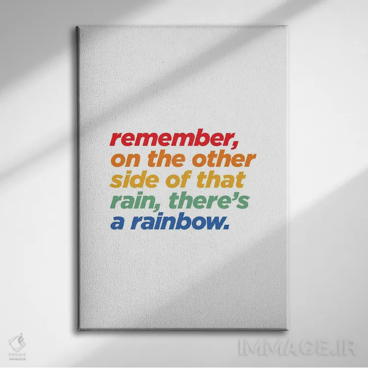 تابلو دکوراتیو روی روشن اثر جولیا والک - نمای روبهرو روی دیوار