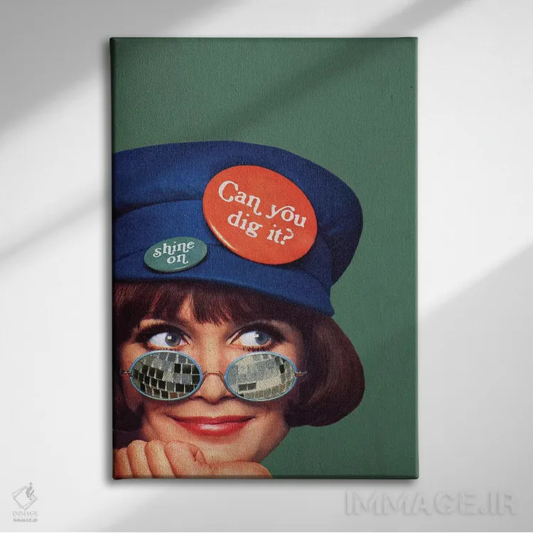 تابلو دکوراتیو عالی اثر جولیا والک - نمای روبهرو روی دیوار