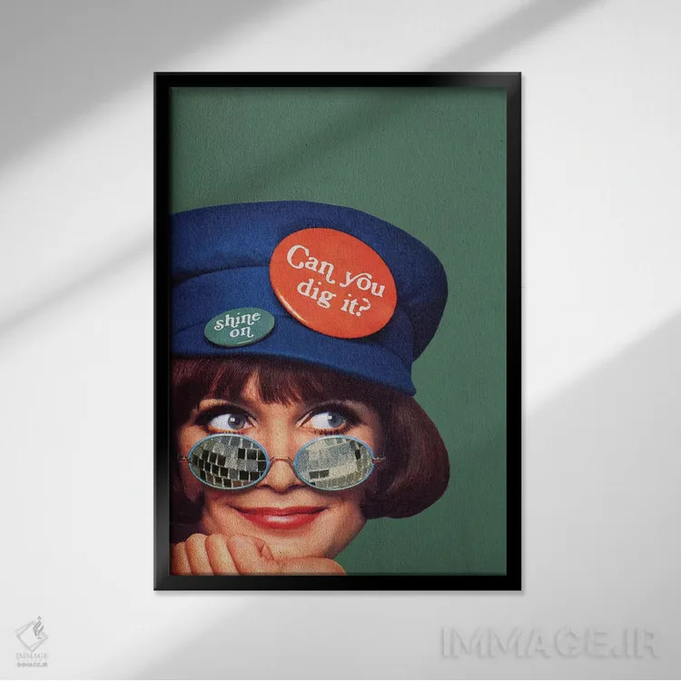 تابلو دکوراتیو عالی اثر جولیا والک - نمای قابدار مشکی