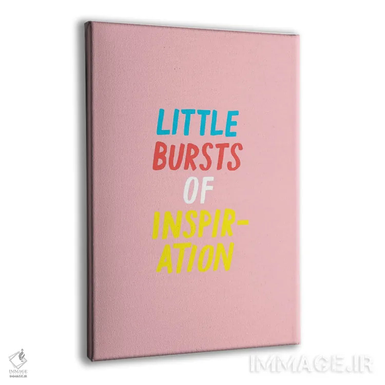 تابلو دکوراتیو جرقه های الهام کوچک اثر جولیا والک - نمای پرسپکتیو محصول