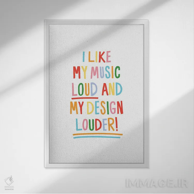 تابلو دکوراتیو بلند اثر جولیا والک - نمای قابدار سفید