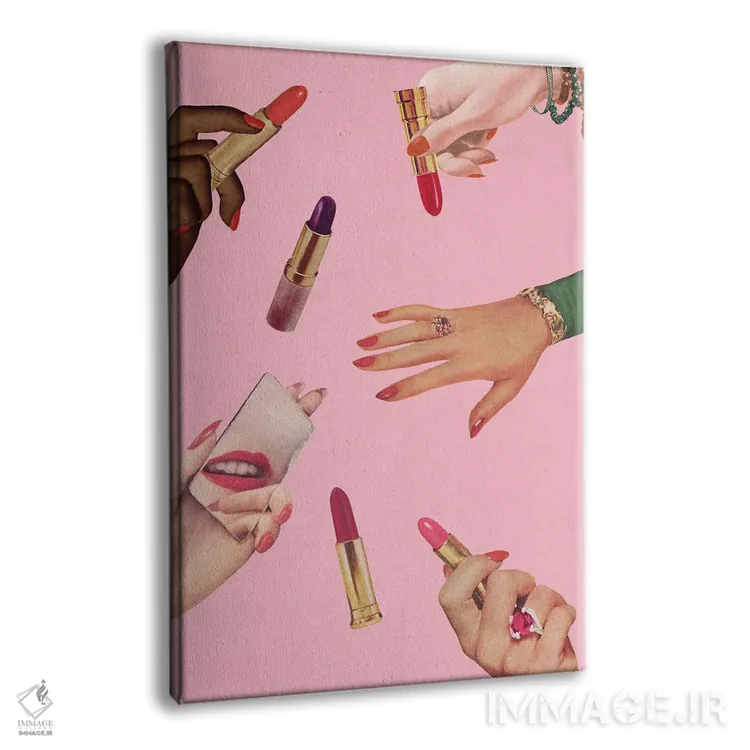 تابلو دکوراتیو خدمت زبانی اثر جولیا والک - نمای پرسپکتیو محصول