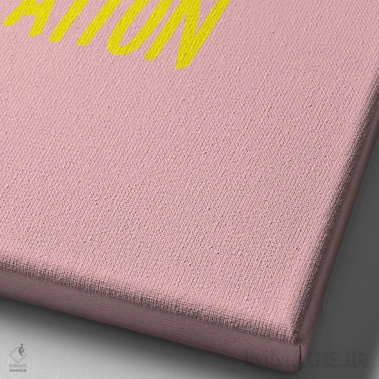 تابلو دکوراتیو جرقه های الهام کوچک اثر جولیا والک - نمای نزدیک بافت بوم