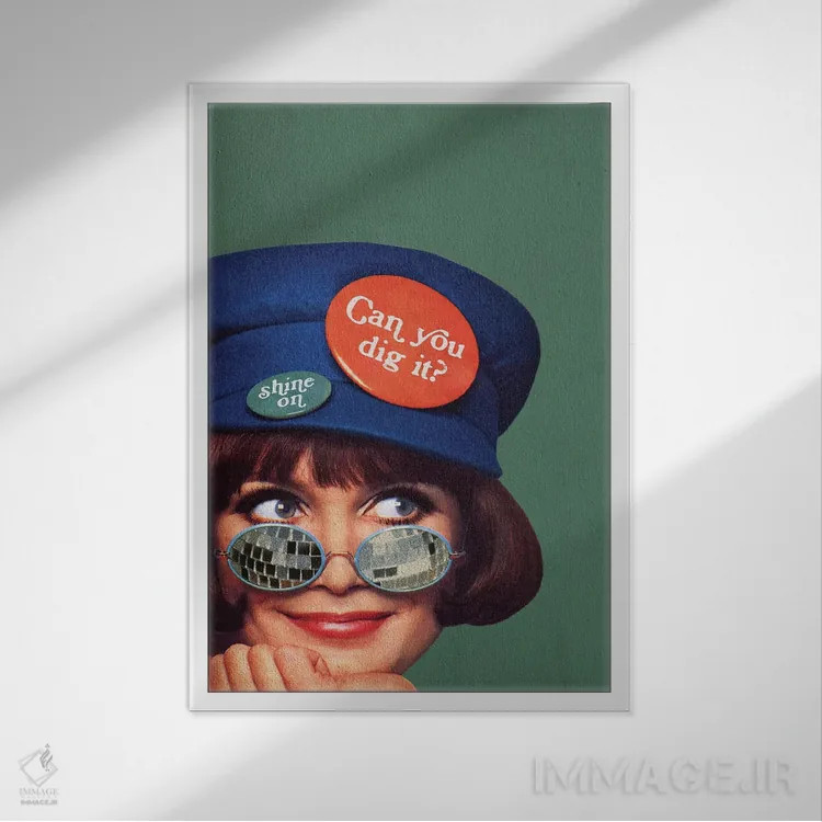 تابلو دکوراتیو عالی اثر جولیا والک - نمای قابدار سفید