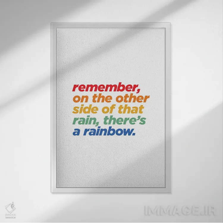 تابلو دکوراتیو روی روشن اثر جولیا والک - نمای قابدار سفید