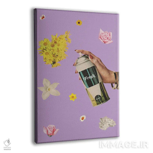 تابلو دکوراتیو خانه تکانی بهاری اثر جولیا والک - نمای پرسپکتیو محصول