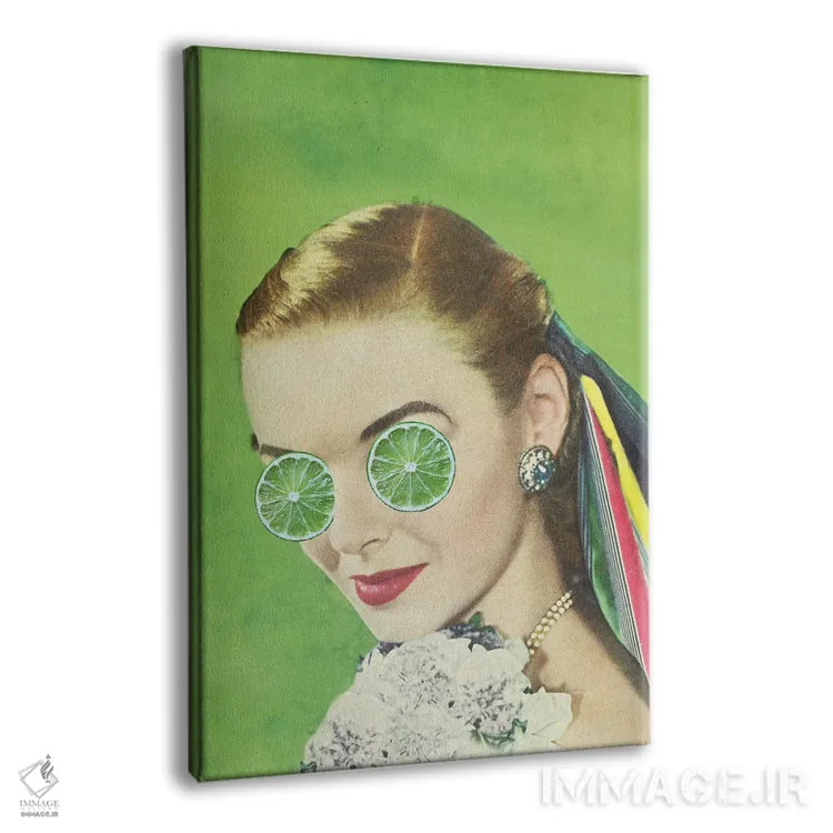 تابلو دکوراتیو قدم گذاشتن در مرکز توجه اثر جولیا والک - نمای پرسپکتیو محصول