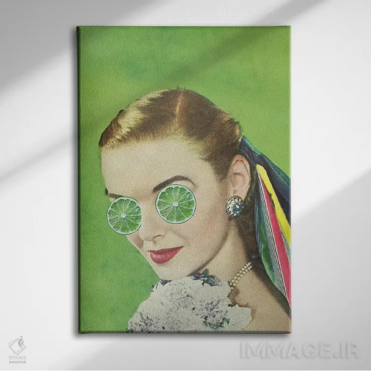 تابلو دکوراتیو قدم گذاشتن در مرکز توجه اثر جولیا والک - نمای روبهرو روی دیوار