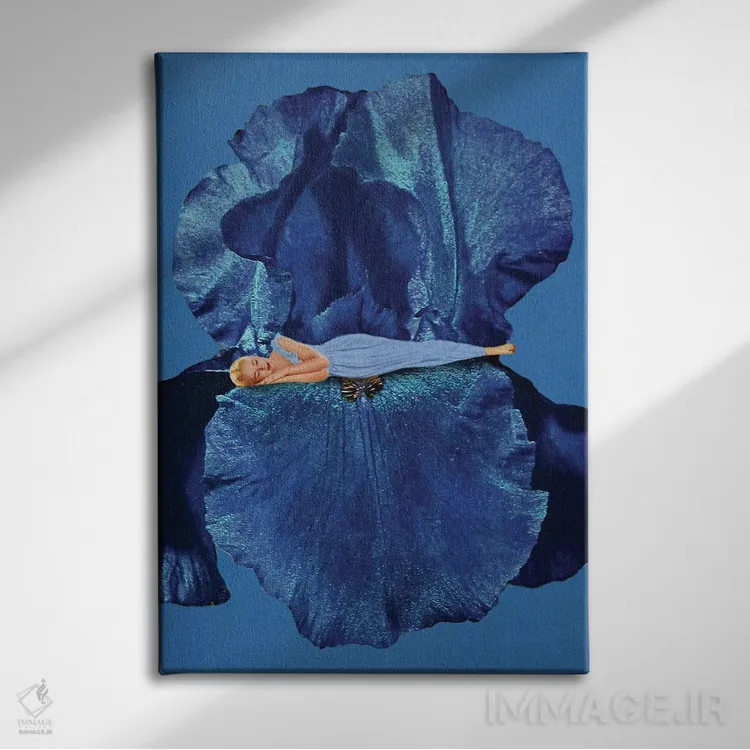 تابلو دکوراتیو خواب زیبایی اثر جولیا والک - نمای روبهرو روی دیوار