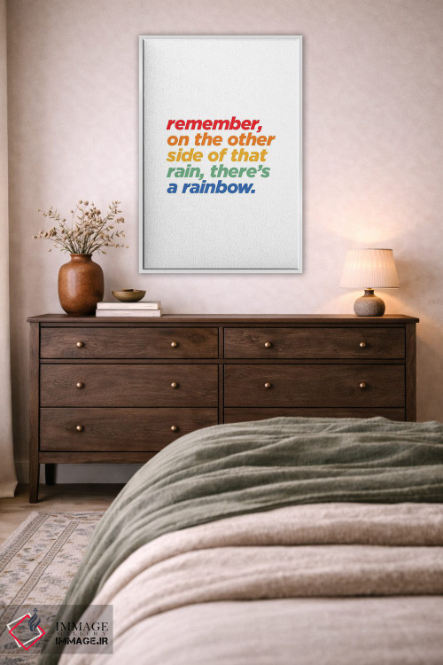 تابلو دکوراتیو روی روشن اثر جولیا والک - D2W