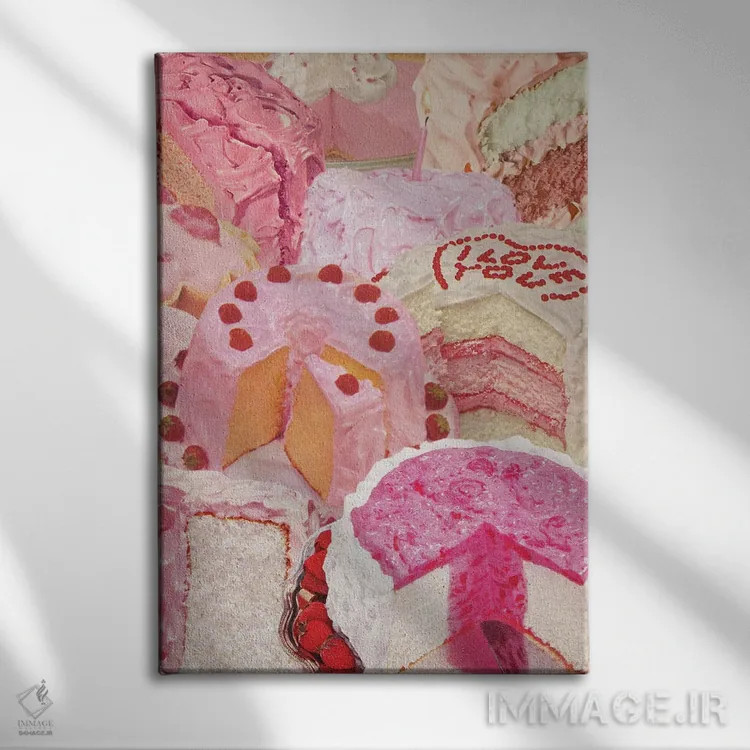 تابلو دکوراتیو کار راحت اثر جولیا والک - نمای روبهرو روی دیوار