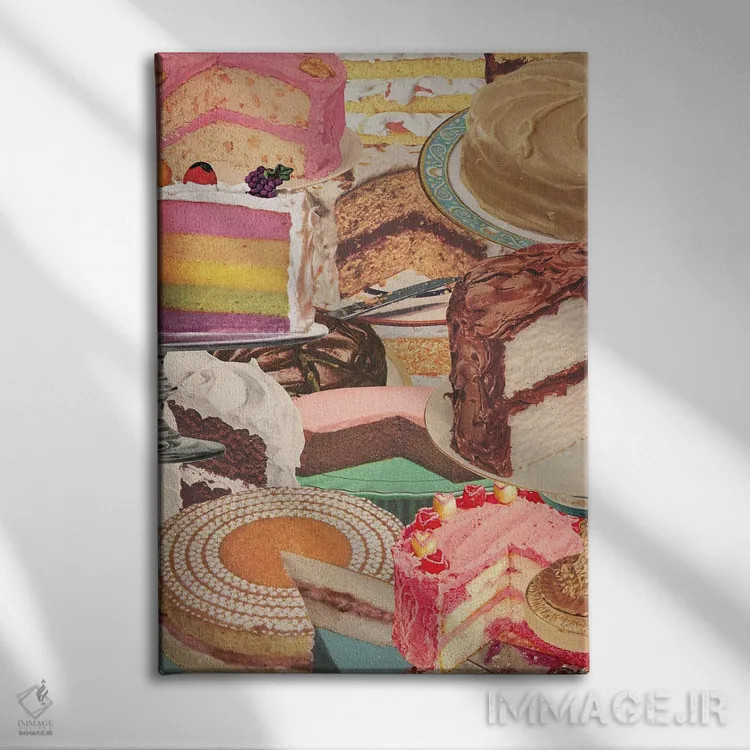 تابلو دکوراتیو این مهمانی من است اثر جولیا والک - نمای روبهرو روی دیوار