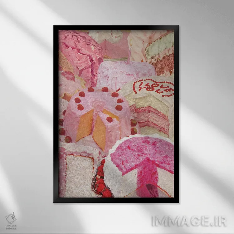 تابلو دکوراتیو کار راحت اثر جولیا والک - نمای قابدار مشکی