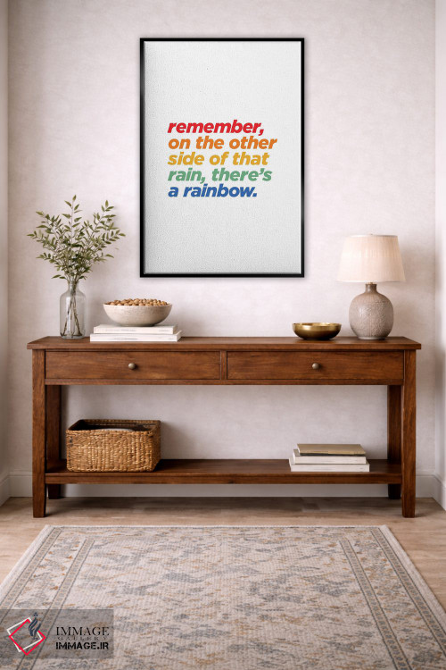 تابلو دکوراتیو روی روشن اثر جولیا والک - D5B