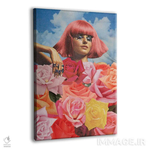 تابلو دکوراتیو بستر گل اثر جولیا والک - نمای پرسپکتیو محصول