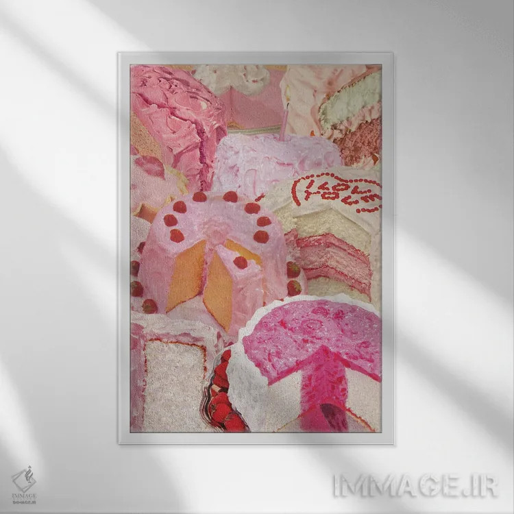 تابلو دکوراتیو کار راحت اثر جولیا والک - نمای قابدار سفید