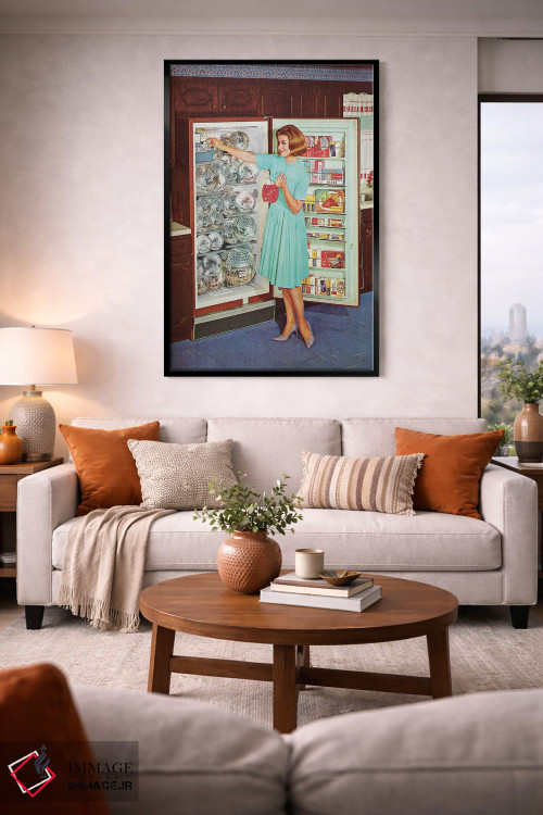 تابلو دکوراتیو آماده سازی مهمانی اثر جولیا والک - D2B