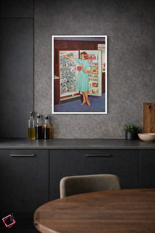 تابلو دکوراتیو آماده سازی مهمانی اثر جولیا والک - D1W