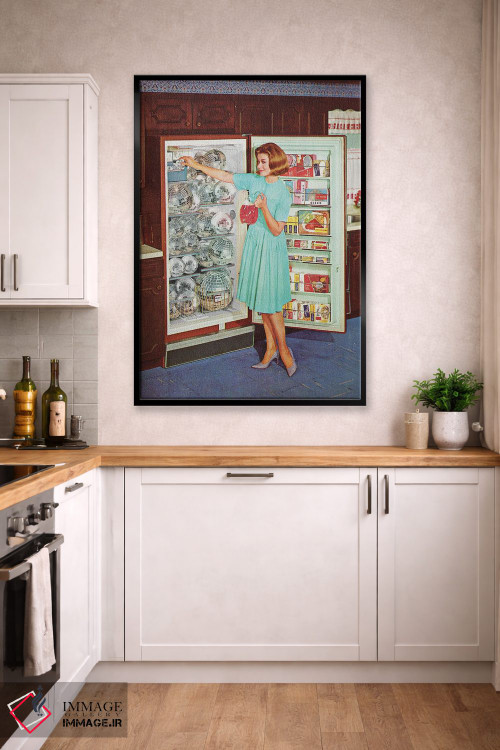 تابلو دکوراتیو آماده سازی مهمانی اثر جولیا والک - D3B