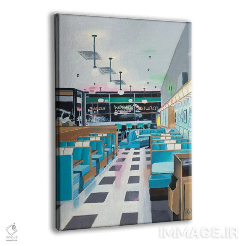 تابلو دکوراتیو داروخانه برنت اثر جنیفر وارن - نمای پرسپکتیو محصول