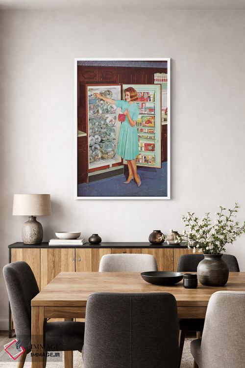 تابلو دکوراتیو آماده سازی مهمانی اثر جولیا والک - D4W