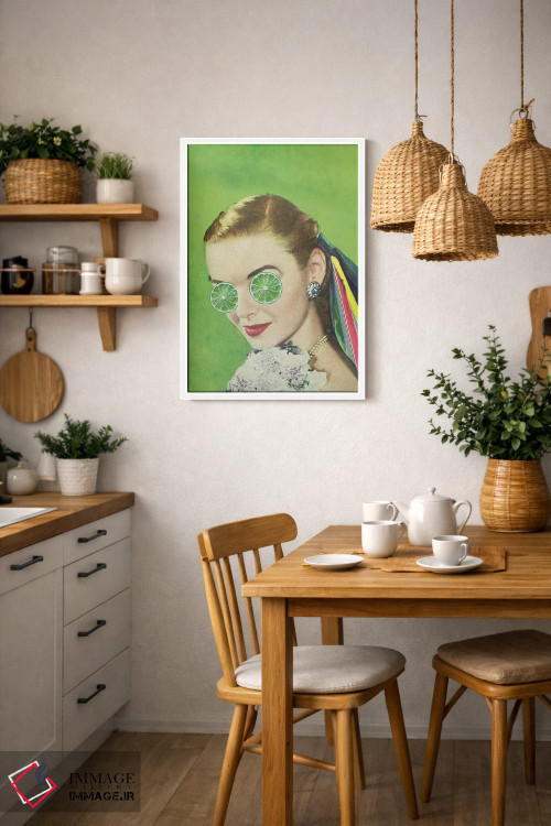 تابلو دکوراتیو قدم گذاشتن در مرکز توجه اثر جولیا والک - D3W