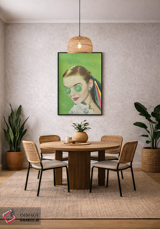 تابلو دکوراتیو قدم گذاشتن در مرکز توجه اثر جولیا والک - D4B