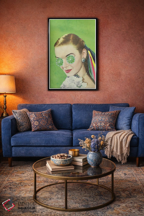 تابلو دکوراتیو قدم گذاشتن در مرکز توجه اثر جولیا والک - D5B