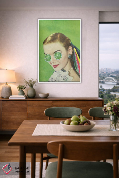 تابلو دکوراتیو قدم گذاشتن در مرکز توجه اثر جولیا والک - D6W